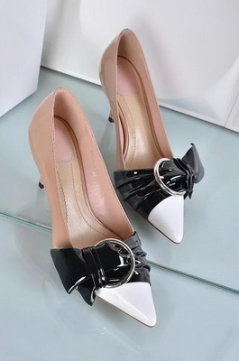 DIOR Shallow mouth kitten heel Shoes Women--014